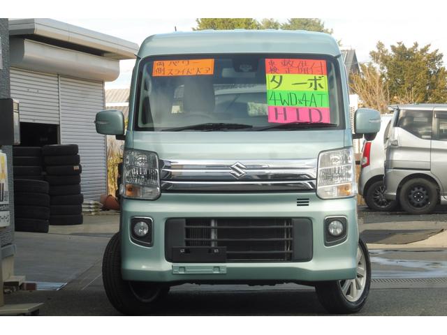 エブリイワゴン ＰＺターボスペシャル　最上級グレード　走行距離２６，７９２ｋｍ　車検整備付　ブレーキサポート　４ＷＤ　両側パワースライドドア　バックカメラ　フロアマット　ドアバイザー　ＨＩＤ（2枚目）