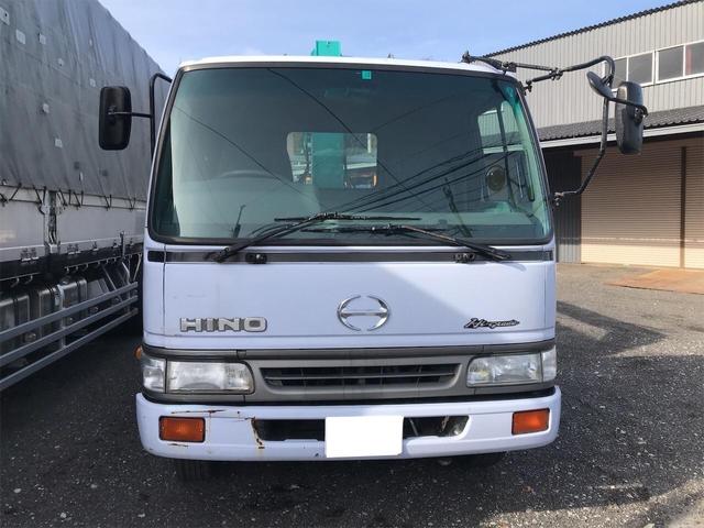 日野 クレーン付スライドセーフティー 3段ブーム 6MT(2枚目)