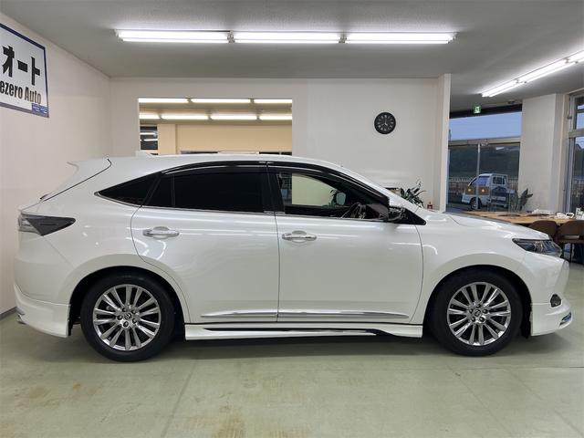 ハリアー プレミアム　社外メモリーナビ　ＣＤ　ＤＶＤ　Ｂｌｕｅｔｏｏｔｈ　Ｗｉｆｉ　ワンＴＶ　デュアルエアコン　Ｄ席パワーシート　サンルーフ　オートマチックハイビーム　クルコン　前方ドラレコ　パワーバックドア　バックカメラ（4枚目）