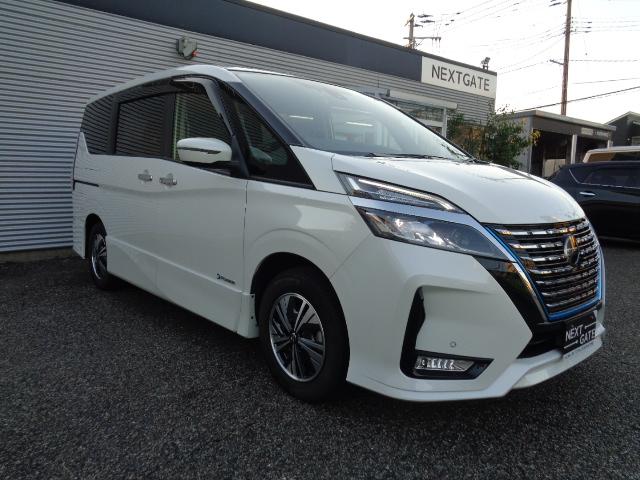 セレナ ｅ－パワー　ハイウェイスターＶ　防水シート　プロパイロット　１０インチナビ　フリップダウンモニター　両側パワスラ　ハンズフリースライドドア　クロストラフィックアラートＬＤＷ　ＢＳＷ　ＥＴＣ２．０　ＬＥＤヘッドライト　インテリキー禁煙（5枚目）