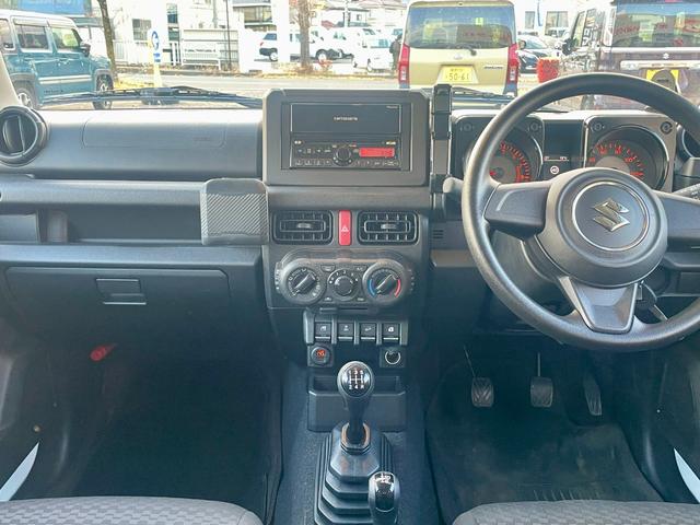 ジムニー ＸＧ　５速マニュアル　スズキセーフティサポート装着車　キーレス　走行１万キロ台　車検Ｒ８年１２月（10枚目）