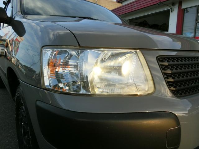 サクシードバン UL Xパッケージ 車検1年付き オールペングレー 1.5inchリフトアップ SDナビ フルセグ Bluetooth バックカメラ LEDヘッドライト キーレス ルーフキャリア ETC TOYOオープンカントリー(43枚目)