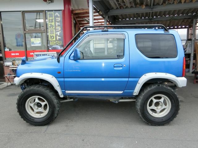 ジムニー ＦＩＳフリースタイルワールドカップリミテッド　リビルトＥ／ｇ載せ替え済（ファイターエンジニアリング製Ｋ６Ａクラフトマンタフ）足廻りオートリライアンスＳＨＯＧＵＮキット　アウターロールケージ・ワイルドグース製　工藤自動車ジャダーストップキット装着（6枚目）