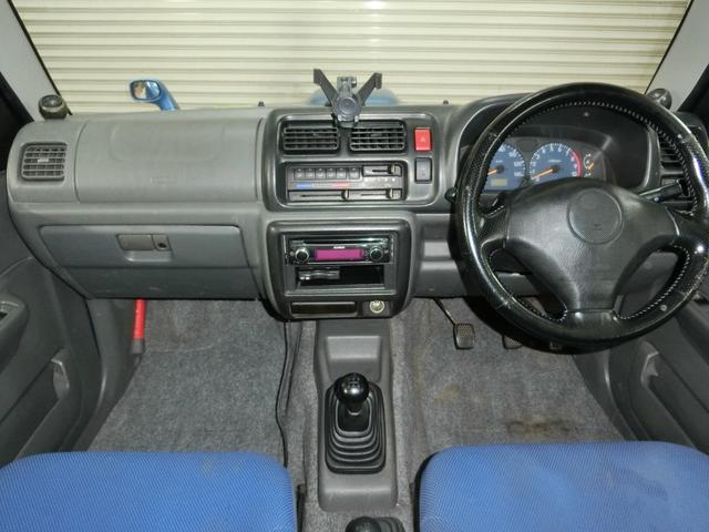 ジムニー ＦＩＳフリースタイルワールドカップリミテッド　リビルトＥ／ｇ載せ替え済（ファイターエンジニアリング製Ｋ６Ａクラフトマンタフ）足廻りオートリライアンスＳＨＯＧＵＮキット　アウターロールケージ・ワイルドグース製　工藤自動車ジャダーストップキット装着（10枚目）