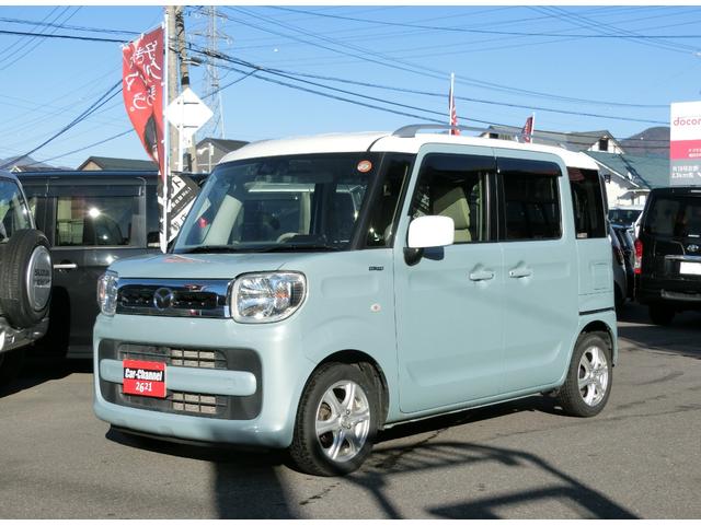 フレアワゴン ハイブリッドＸＳ　車検Ｒ９年８月まで　ＳＤナビ　Ｂｌｕｅｔｏｏｔｈ　Ｂカメラ　運転席ヒーター　両側パワスラ　車線逸脱装置　アイドリングストップ　横滑り防止装置　ビルトインＥＴＣ　衝突軽減ブレーキ　Ｒソナー　スマートキー（4枚目）