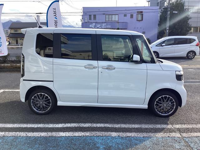 N-BOXカスタム ターボ 4WD 届け出済未使用車 純正ナビ ドラレコ前後 ETC(5枚目)
