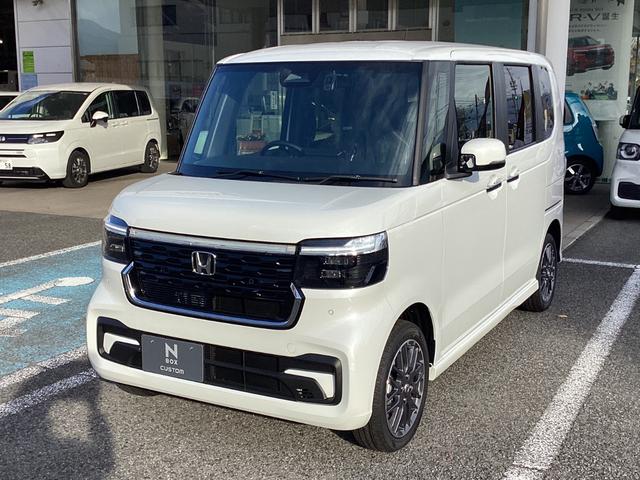 N-BOXカスタム ターボ 4WD 届け出済未使用車 純正ナビ ドラレコ前後 ETC(7枚目)