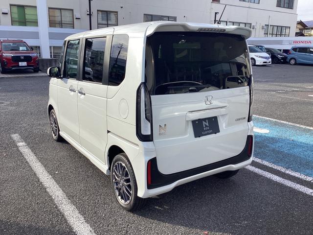 N-BOXカスタム ターボ 4WD 届け出済未使用車 純正ナビ ドラレコ前後 ETC(9枚目)