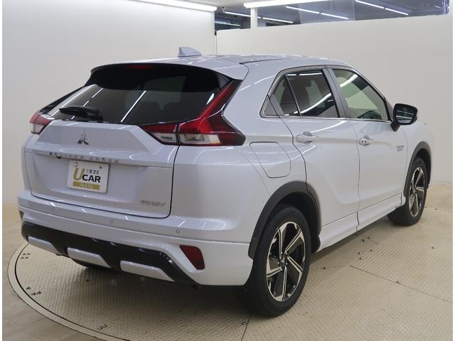 エクリプスクロスPHEV P 禁煙車 社有車UP 電動リヤゲート スマホ連携ナビ 全方位カメラ マイパイロット ステアリングリモコン ハンドルヒーター シートヒーター 運転席電動シート USBポート AC1500W ブラック内装(15枚目)