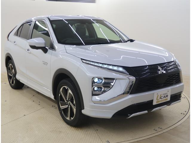 エクリプスクロスPHEV P 禁煙車 社有車UP 電動リヤゲート スマホ連携ナビ 全方位カメラ マイパイロット ステアリングリモコン ハンドルヒーター シートヒーター 運転席電動シート USBポート AC1500W ブラック内装(60枚目)