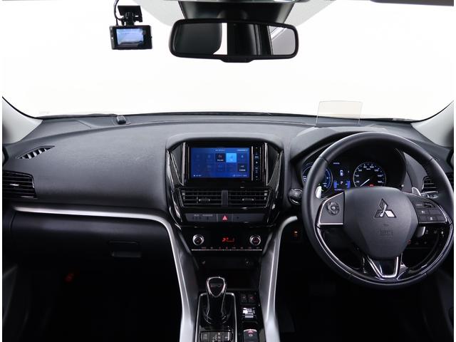 エクリプスクロスPHEV G 禁煙車 ワンオーナー 車検整備 社外ナビ クルーズコントロール バックカメラ 前後ドライブレコーダー ETC ハンドルヒーター 障害物センサー 運転席電動シート ヘッドアップディスプレイ(4枚目)