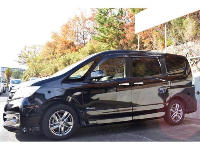 セレナ ライダー　ブラックライン　Ｓ－ハイブリッド　１０．２型フリップダウン／両側ワンタッチパワスラ／ＡＵＴＥＣＨ／ＨＫＳマフラー／Ｒｉｄｅｒエアロ／クルコン／スモークフィルム／サイドシェード／前後独立ＡＡＣ／ＨＩＤ（キセノン）ライト／フロントフォグ（20枚目）