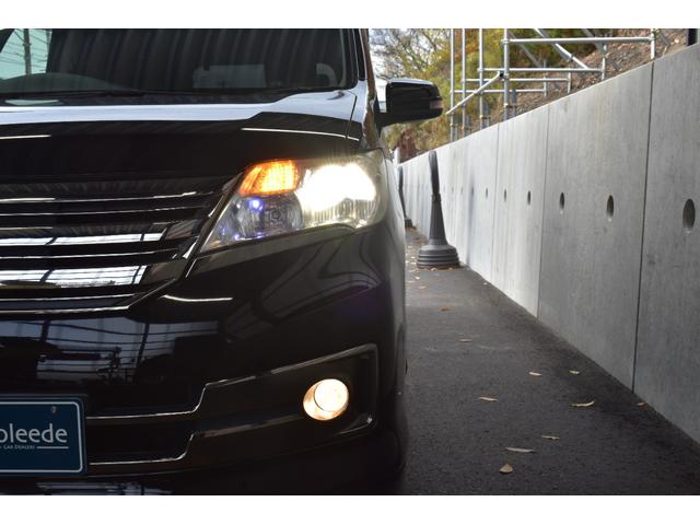 セレナ ライダー　ブラックライン　Ｓ－ハイブリッド　１０．２型フリップダウン／両側ワンタッチパワスラ／ＡＵＴＥＣＨ／ＨＫＳマフラー／Ｒｉｄｅｒエアロ／クルコン／スモークフィルム／サイドシェード／前後独立ＡＡＣ／ＨＩＤ（キセノン）ライト／フロントフォグ（25枚目）