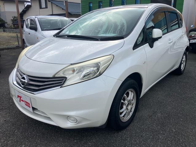 ノート 4WD ワンオーナー バックカメラ ナビ付 エンジンスターター 寒冷地仕様 保証付き1ヵ月1,000km スマートキーエンジン プッシュスタート(2枚目)