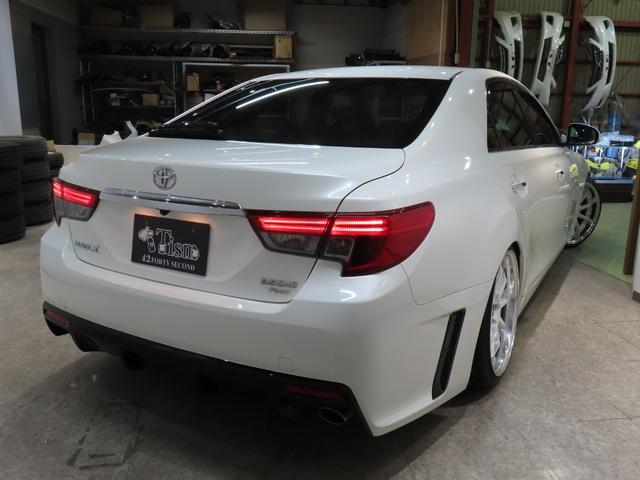 マークX 250G Fourブラックレザーリミテッド ローダウン/前後G,sバンパー/三眼レッドアイ/新品TEIN車高調/新品社外19AW/ETC/バックカメラ/クルコン(10枚目)