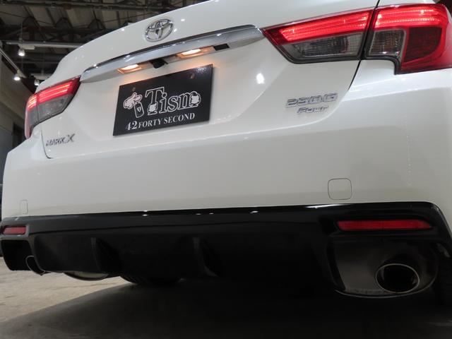 マークX 250G Fourブラックレザーリミテッド ローダウン/前後G,sバンパー/三眼レッドアイ/新品TEIN車高調/新品社外19AW/ETC/バックカメラ/クルコン(16枚目)