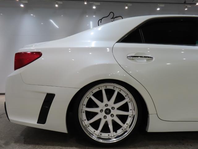 マークX 250G Fourブラックレザーリミテッド ローダウン/前後G,sバンパー/三眼レッドアイ/新品TEIN車高調/新品社外19AW/ETC/バックカメラ/クルコン(27枚目)