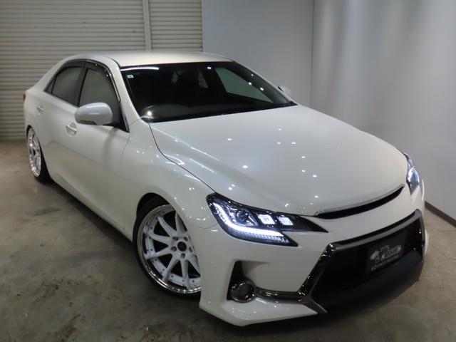 マークX 250G Fourブラックレザーリミテッド ローダウン/前後G,sバンパー/三眼レッドアイ/新品TEIN車高調/新品社外19AW/ETC/バックカメラ/クルコン(30枚目)