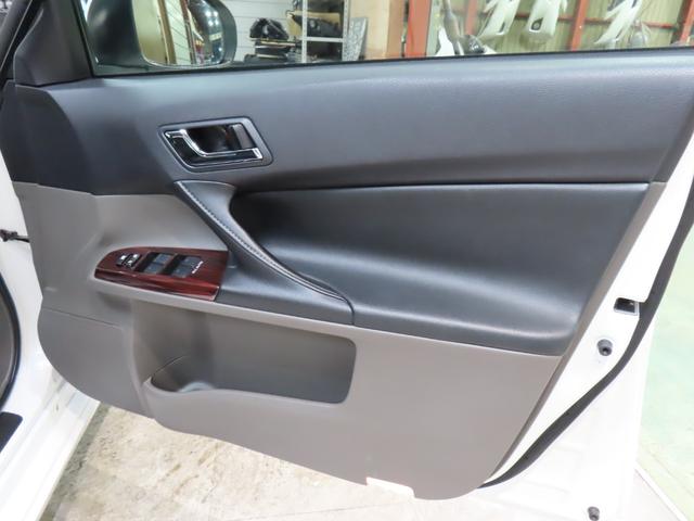 マークX 250G Fourブラックレザーリミテッド ローダウン/前後G,sバンパー/三眼レッドアイ/新品TEIN車高調/新品社外19AW/ETC/バックカメラ/クルコン(38枚目)