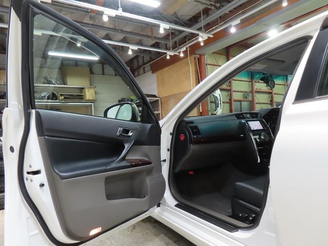 マークX 250G Fourブラックレザーリミテッド ローダウン/前後G,sバンパー/三眼レッドアイ/新品TEIN車高調/新品社外19AW/ETC/バックカメラ/クルコン(62枚目)