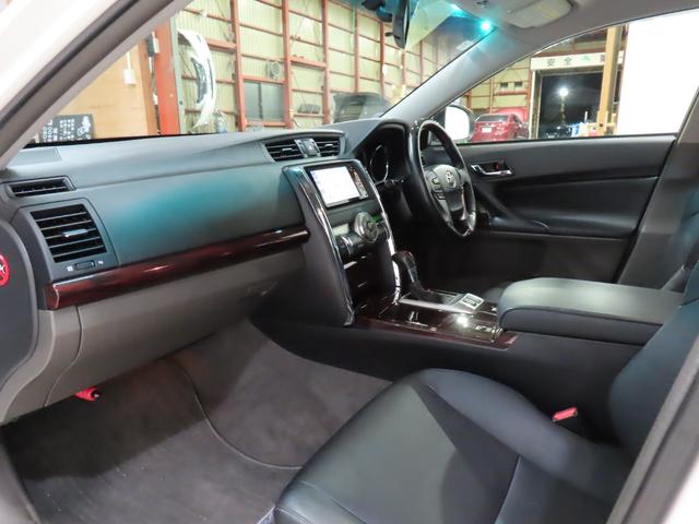 マークX 250G Fourブラックレザーリミテッド ローダウン/前後G,sバンパー/三眼レッドアイ/新品TEIN車高調/新品社外19AW/ETC/バックカメラ/クルコン(64枚目)