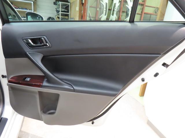 マークX 250G Fourブラックレザーリミテッド ローダウン/前後G,sバンパー/三眼レッドアイ/新品TEIN車高調/新品社外19AW/ETC/バックカメラ/クルコン(74枚目)