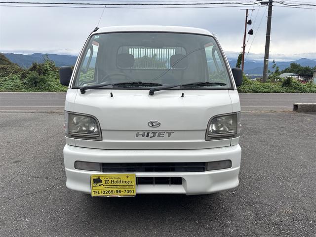 ハイゼットトラック ローダンプ 4WD エアコン パワステ 車検整備・タイベル交換済 14アルミ・マッドタイヤ LEDライト ワンオーナー(2枚目)