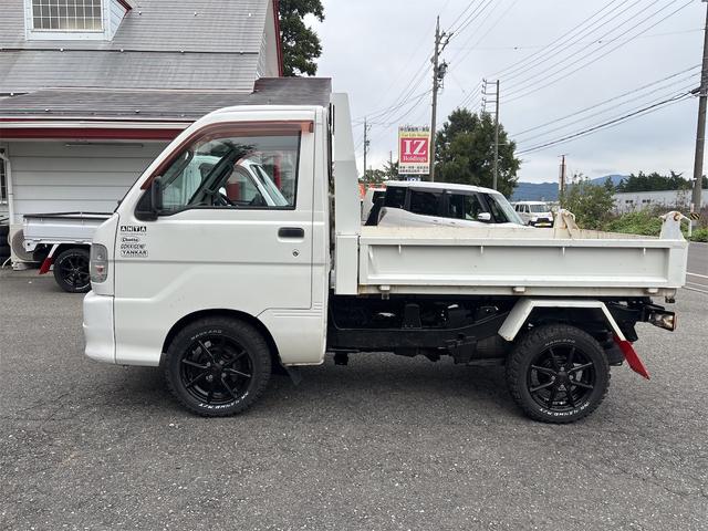 ハイゼットトラック ローダンプ 4WD エアコン パワステ 車検整備・タイベル交換済 14アルミ・マッドタイヤ LEDライト ワンオーナー(5枚目)
