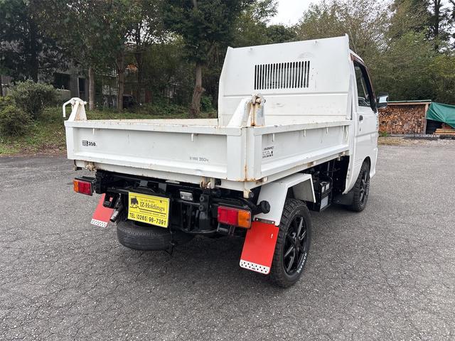 ハイゼットトラック ローダンプ 4WD エアコン パワステ 車検整備・タイベル交換済 14アルミ・マッドタイヤ LEDライト ワンオーナー(8枚目)