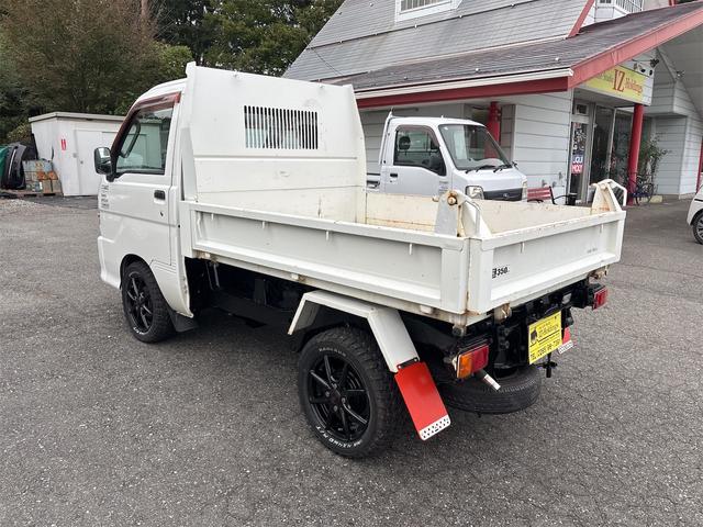 ハイゼットトラック ローダンプ 4WD エアコン パワステ 車検整備・タイベル交換済 14アルミ・マッドタイヤ LEDライト ワンオーナー(9枚目)