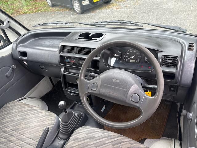 ハイゼットトラック ローダンプ 4WD エアコン パワステ 車検整備・タイベル交換済 14アルミ・マッドタイヤ LEDライト ワンオーナー(15枚目)