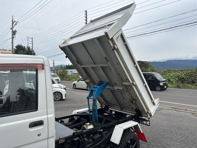 ハイゼットトラック ローダンプ 4WD エアコン パワステ 車検整備・タイベル交換済 14アルミ・マッドタイヤ LEDライト ワンオーナー(18枚目)