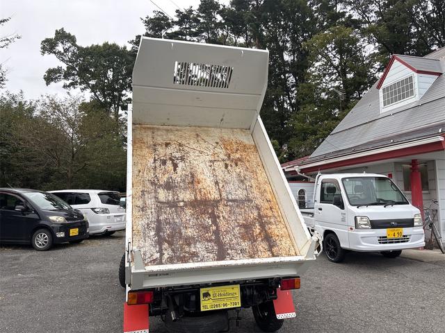 ハイゼットトラック ローダンプ 4WD エアコン パワステ 車検整備・タイベル交換済 14アルミ・マッドタイヤ LEDライト ワンオーナー(23枚目)