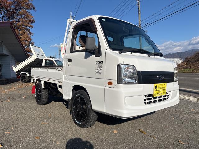 サンバートラック 営農　４ＷＤ　エアコン　パワステ　マッドタイヤ＆アルミ　ＬＥＤライト　ＥＴＣ　車検令和８年１２月（6枚目）