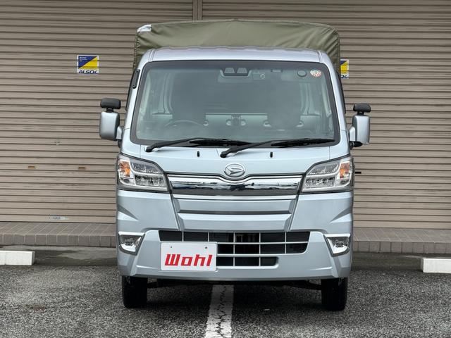 ハイゼットトラック エクストラSAIIIt スマートアシスト 切替4WD 純正幌(スライド式) 社外ナビ バックカメラ 地デジ Bluetooth CD/DVD再生 LEDヘッドランプ リアスタビライザー(2枚目)