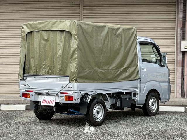 ハイゼットトラック エクストラSAIIIt スマートアシスト 切替4WD 純正幌(スライド式) 社外ナビ バックカメラ 地デジ Bluetooth CD/DVD再生 LEDヘッドランプ リアスタビライザー(8枚目)