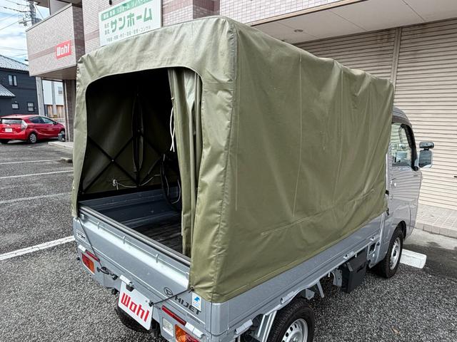 ハイゼットトラック エクストラSAIIIt スマートアシスト 切替4WD 純正幌(スライド式) 社外ナビ バックカメラ 地デジ Bluetooth CD/DVD再生 LEDヘッドランプ リアスタビライザー(39枚目)