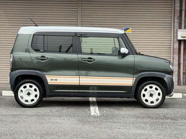 ハスラー Jスタイル ホワイトルーフ レーダーブレーキサポート 社外ナビ Bカメラ 地デジ BluetoothAudio CD/DVD再生 スマートキー プッシュスタート アイドリングストップ シートヒーター(4枚目)