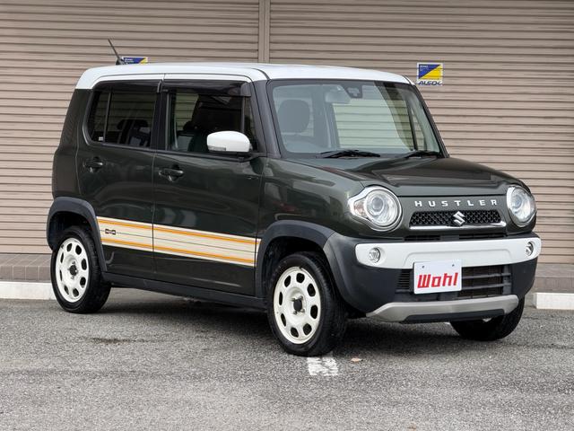 ハスラー Jスタイル ホワイトルーフ レーダーブレーキサポート 社外ナビ Bカメラ 地デジ BluetoothAudio CD/DVD再生 スマートキー プッシュスタート アイドリングストップ シートヒーター(6枚目)