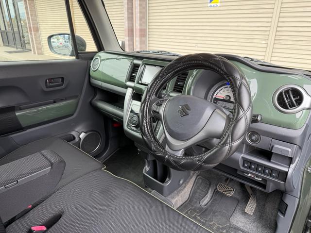 ハスラー Jスタイル ホワイトルーフ レーダーブレーキサポート 社外ナビ Bカメラ 地デジ BluetoothAudio CD/DVD再生 スマートキー プッシュスタート アイドリングストップ シートヒーター(10枚目)