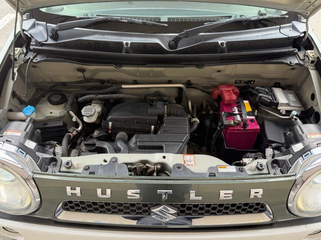 ハスラー Jスタイル ホワイトルーフ レーダーブレーキサポート 社外ナビ Bカメラ 地デジ BluetoothAudio CD/DVD再生 スマートキー プッシュスタート アイドリングストップ シートヒーター(44枚目)