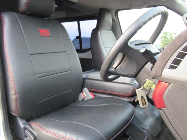 ハイエースバン ロングDX 4WD ディーゼルターボ NOx・PM法適合車 寒冷地仕様 3/6人乗 ベンチシート 社外15インチAW ホワイトレター 後席モニター バックカメラ ETC レベライザー(26枚目)