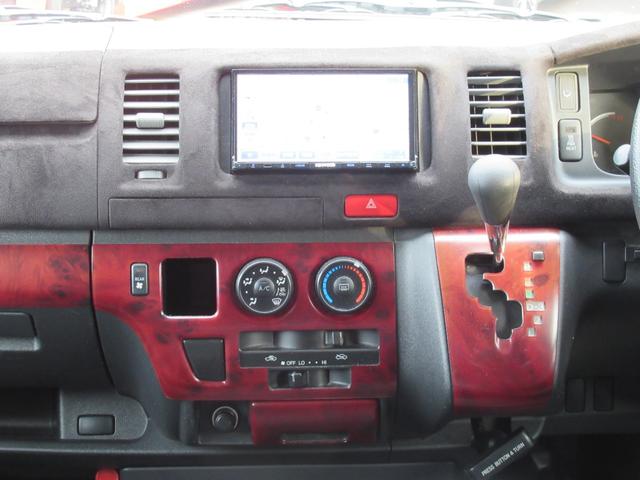 ハイエースバン ロングDX 4WD ディーゼルターボ NOx・PM法適合車 寒冷地仕様 3/6人乗 ベンチシート 社外15インチAW ホワイトレター 後席モニター バックカメラ ETC レベライザー(38枚目)