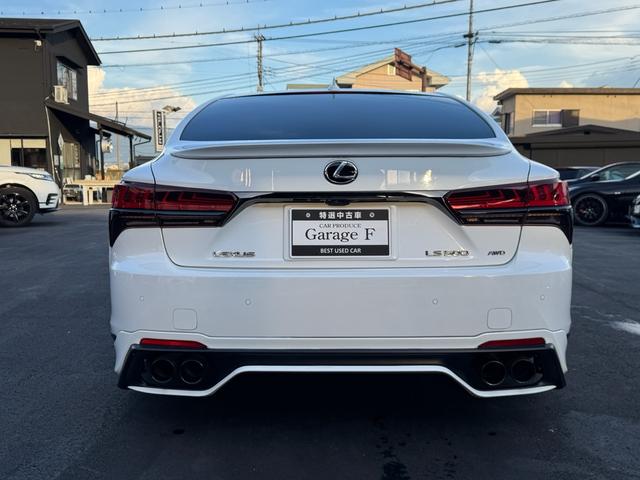 ＬＳ ＬＳ５００　Ｆスポーツ　ダイナミクスパッケージ　マークレビンソン　後期仕様純正パーツ使用　ＴＲＤフルエアロ　ハイパーフォージド２１インチ　ローダウン　ヘッドアップディスプレイ　サンルーフ　デジタルインナーミラー　４ＷＤ（12枚目）
