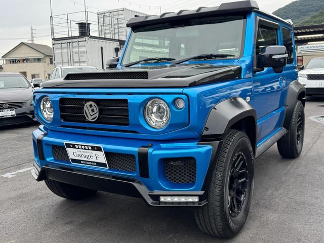 ジムニー ＸＣ　リバティーウォーク　Ｇｍｉｎｉコンプリートボディキット　ＬＢカーボンボンネット　社外ホイール　公認　Ｂカメラ　シートヒータークルコン　スズキセーフティサポート（3枚目）