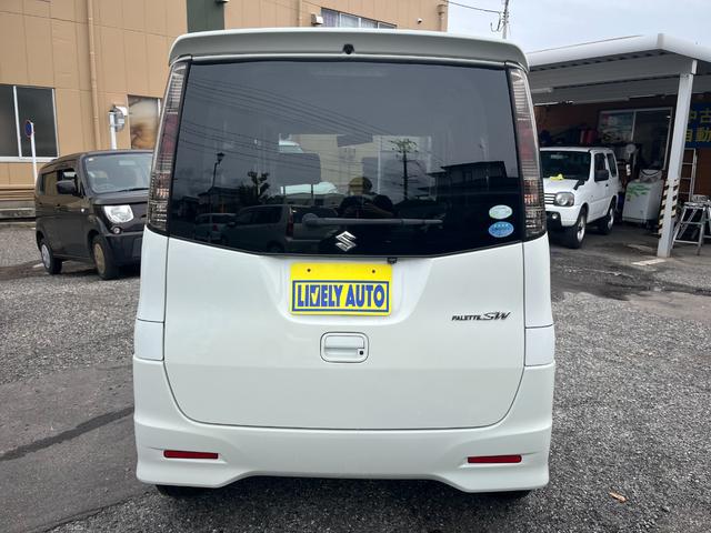 パレットSW リミテッド 4WD・AUX・バックカメラ・ETC・両側スライド片側電動スライドドア・シートヒーター・イルミネーションライト・取説・メンテナンスノート・フルフラット(6枚目)