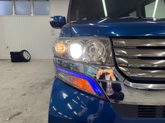 N-BOXカスタム G・Lパッケージ/下取直販車/23年製夏タイヤ/禁煙車 冬タイヤ付/片側自動スライドドア/純正7インチナビ/ワンセグ/ETC/バックカメラ/LEDライト/CD/DVD/オートライト/保証・取説あり/スペアキー/リアスポイラー/フォグランプ(49枚目)