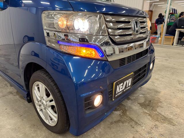 N-BOXカスタム G・Lパッケージ/下取直販車/23年製夏タイヤ/禁煙車 冬タイヤ付/片側自動スライドドア/純正7インチナビ/ワンセグ/ETC/バックカメラ/LEDライト/CD/DVD/オートライト/保証・取説あり/スペアキー/リアスポイラー/フォグランプ(51枚目)