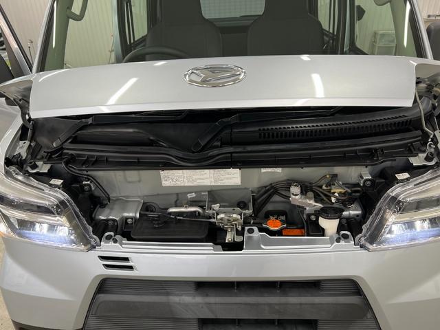 ハイゼットカーゴ スペシャルSAIII 4WD/買取直販車/ハイルーフ/禁煙車 /2023年製冬タイヤ付き/衝突軽減ブレーキ/横滑り防止/LEDヘッドライト/オートライト&ハイビーム/アイドリングストップ/取説&保証書&スペアキー(52枚目)