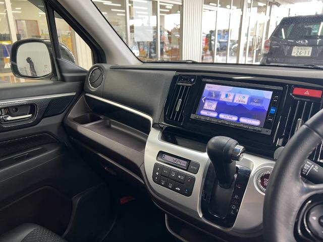 N-WGNカスタム G/買取直販/純正7インチナビ/フルセグTV/ CD/DVD/ブルートゥース/バックカメラ/ETC/ハーフレザーシート/ベンチシート/クルコン/衝突軽減/Pスタート/HIDオートライト/フォグ/14インチアルミ/禁煙車(46枚目)